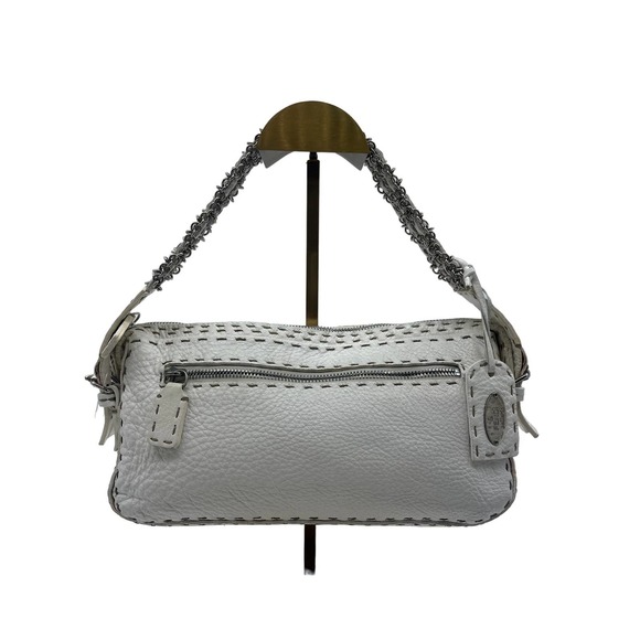 Fendi Handbags - Vintage Fendi Rare 00s authentic Chain Strap Shoulder Hang Bag